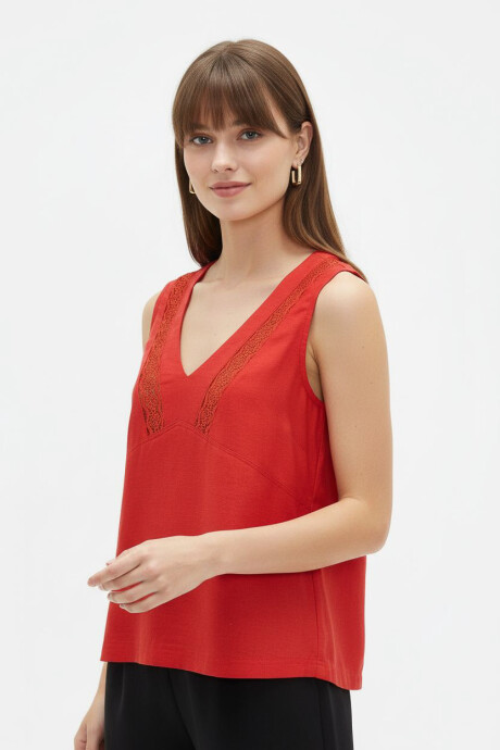 Musculosa Riba Rojo