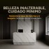Placa PVC Símil Mármol 2,44 x 1,22 m Diseño Blanco Veteado