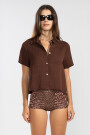 SHORT SLEEVE SHIRT Chocolate