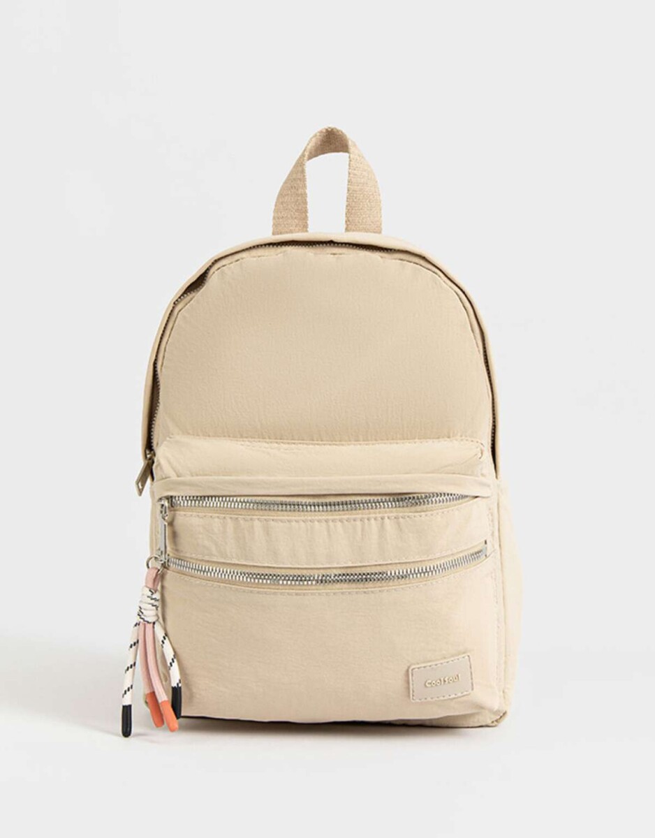 Mochila Deportiva Negro - Marron Beige 