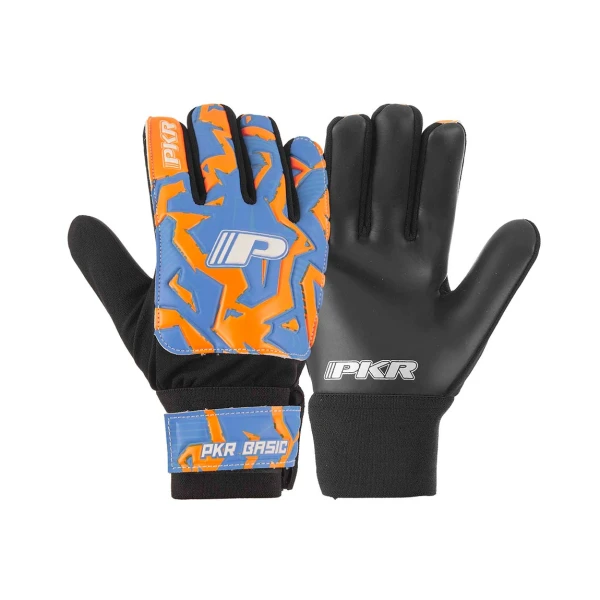 Poker Guante Junior Fubol Training Pkr Celeste-naranja