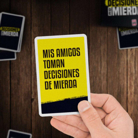 Juego de cartas Decisiones De Mi3rda