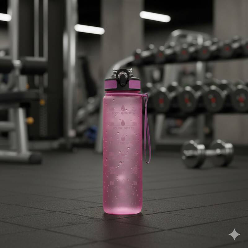 Botella De Agua Tritan Premium Libre Bpa Irrompible 1L Lila