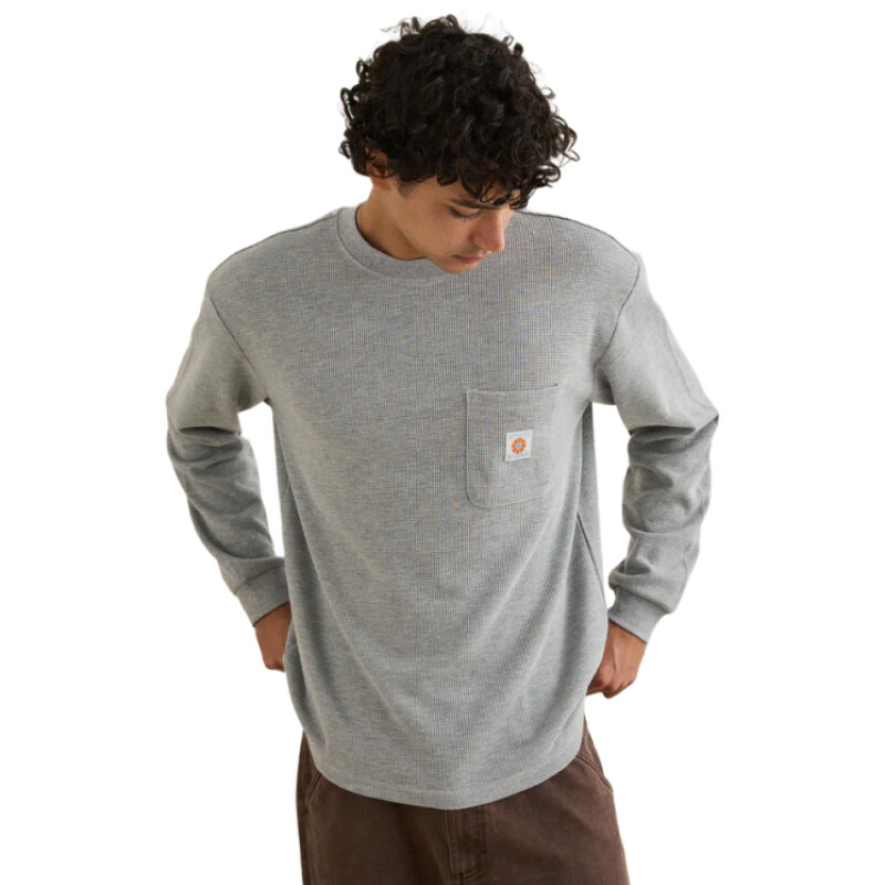 Remera Rhythm Vintage Pocket Waffle - Gris Remera Rhythm Vintage Pocket Waffle - Gris
