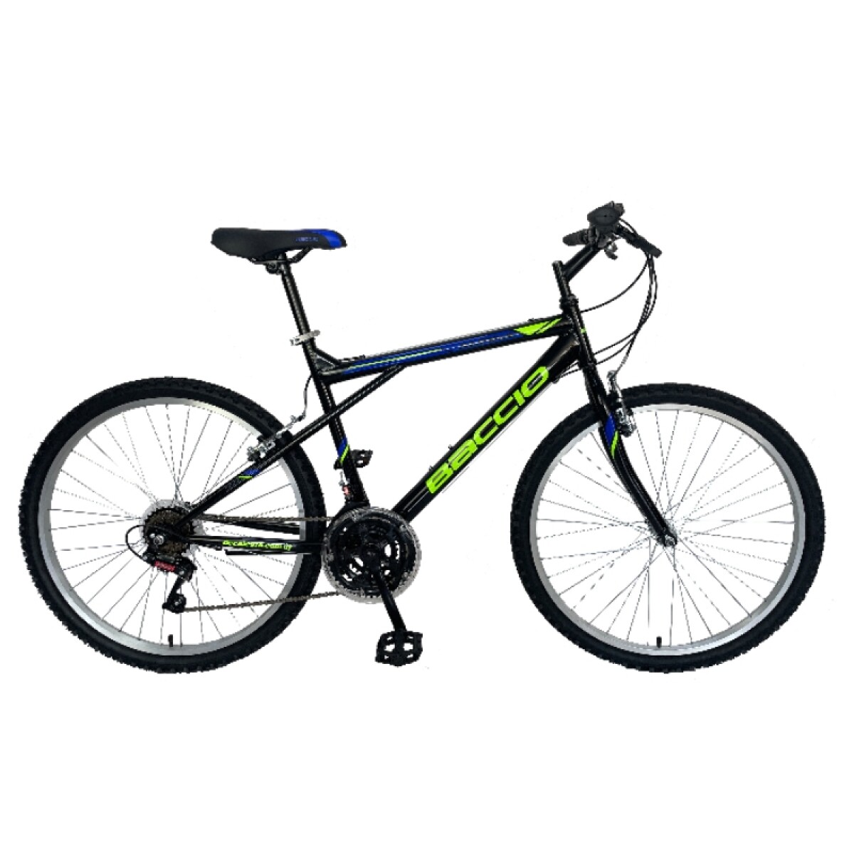 Bicicleta Baccio R.26 Hombre Mtb Alpina - Negro/verde 