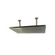 GRIFERIA ROSETA DE TECHO CROMO BRILLO 55X30 CM ACCESORIO CROMO