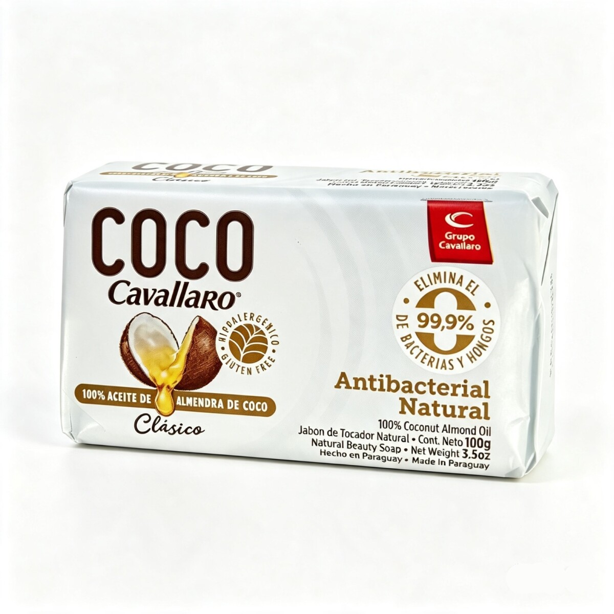 JABON DE TOCADOR COCO CLASICO CAVALLARO 100 GR 