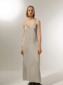 Vestido Legranda Plateado