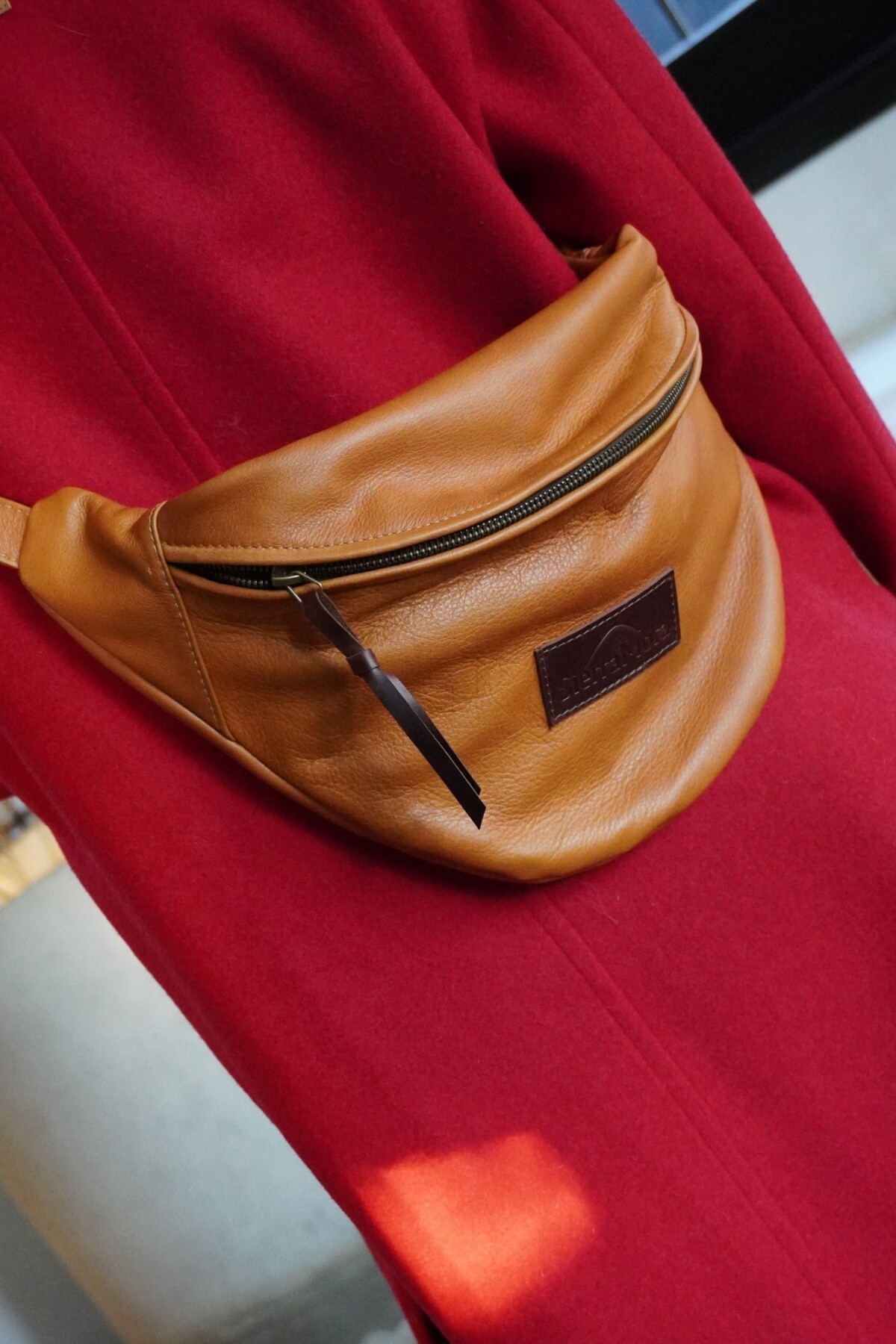 Leather Fanny Pack Honey
