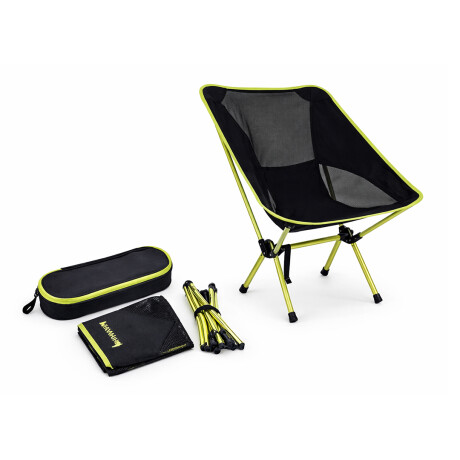 Silla Camping Hawapi Picchu Negro Ub NEGRO