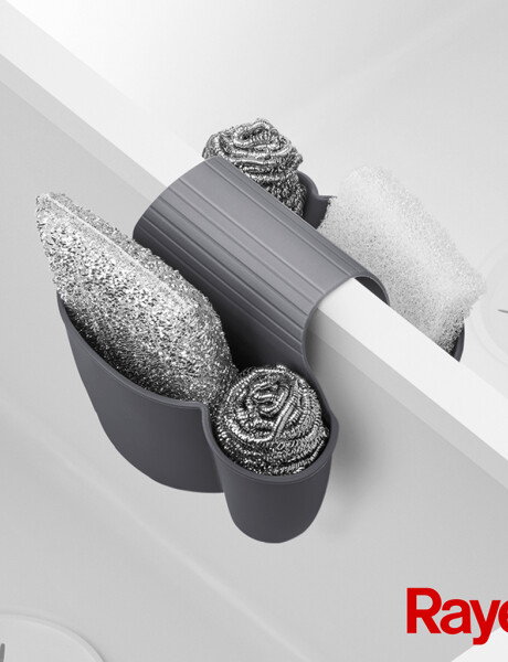 ORGANIZADOR PILETA SILICONA 13x10CM GRIS ORGANIZADOR PILETA SILICONA 13x10CM GRIS