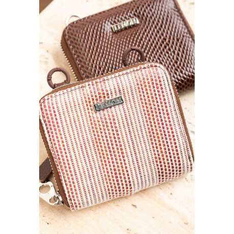 Cartera Con Cadena Terracota