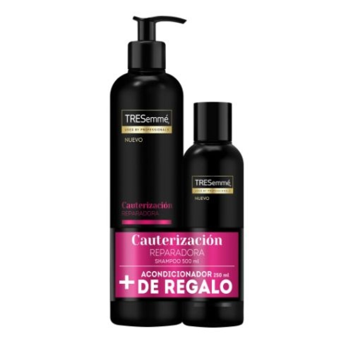 Pack Shampoo Tresemmé Cauterización Reparadora 500ml + Acondicionador 250ml 