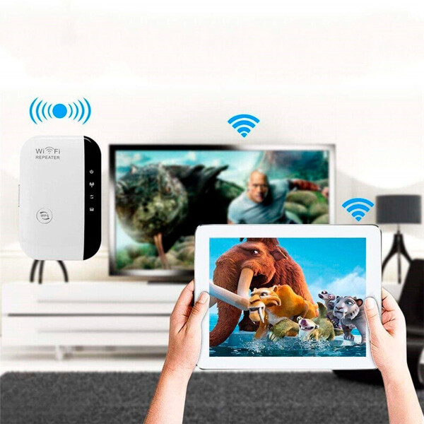 Extensor Repetidor Wifi Inalámbrico Amplificador 300 Mbps Color Blanco