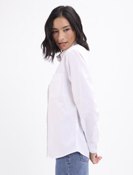 Camisa oxford Lia blanco