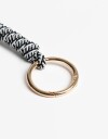Llavero Cordón Llavero Y Bag Charm De Cordón - Combinacion Bicolor