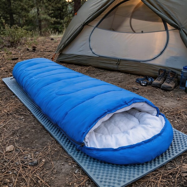 Sobre Saco Bolsa Dormir 2 M Capucha Aislante Camping Caza IMBACK Color Azul Sobre Saco Bolsa Dormir 2 M Capucha Aislante Camping Caza IMBACK Color Azul
