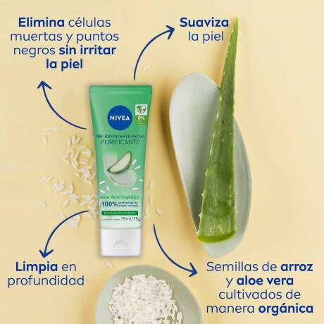 Gel Facial Exfoliante Purificante Nivea Aloe Vera 75ml Gel Facial Exfoliante Purificante Nivea Aloe Vera 75ml