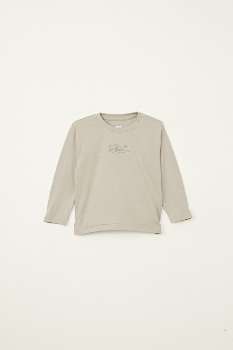 Remera manga larga Verde Militar