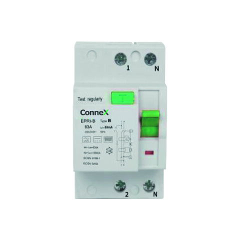 Llave diferencial 2P 63A 30mA serie EPRi clase B CN1805