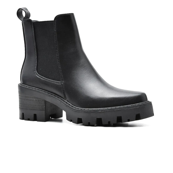 CASUAL TACO BAJO CAROLINE - KORIUM NEGRO