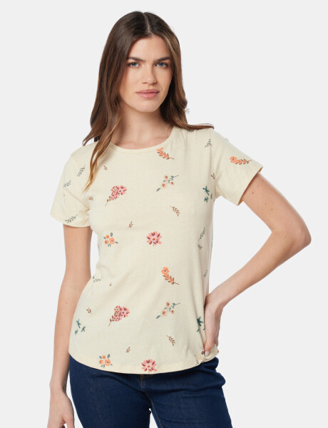 REMERA ESTAMPADA Amarillo