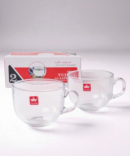 Taza de vidrio 450 ml - transparente Taza de vidrio 450 ml - transparente
