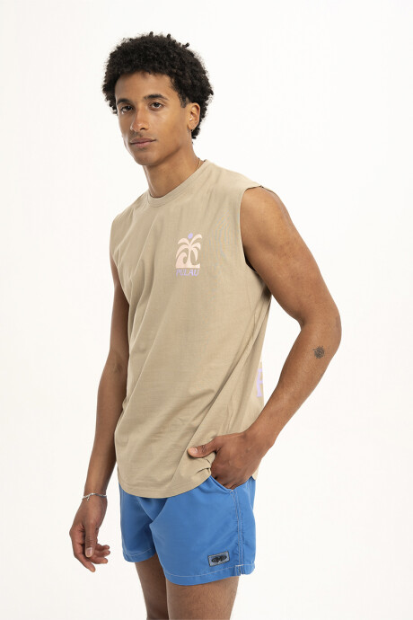 Musculosa Pulau Indo Marrón