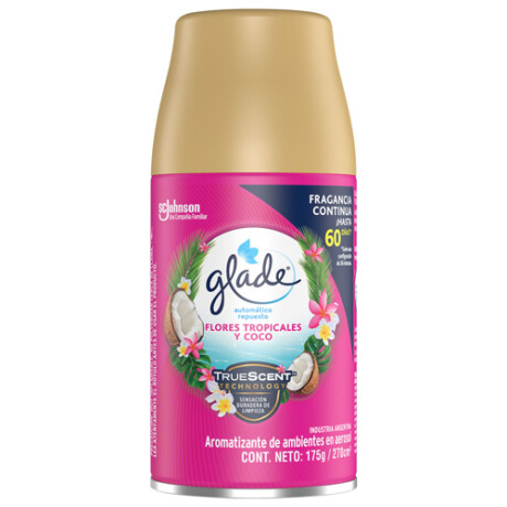 Aromatizante de Ambiente Glade Flores tropicales y coco