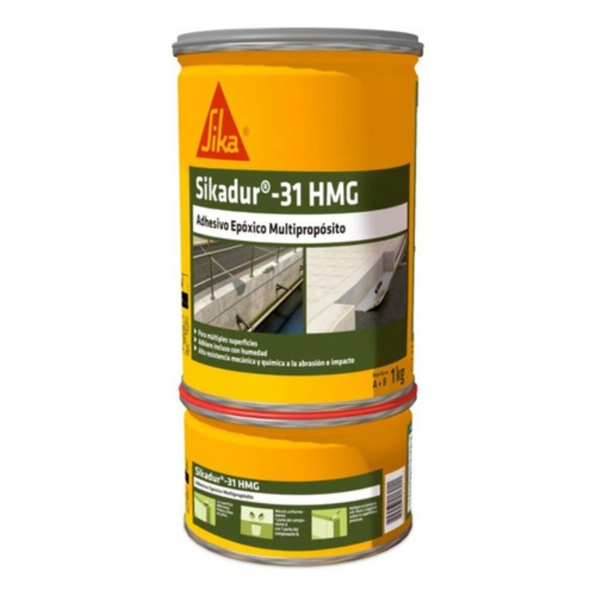 Adhesivo Epóxico Sika Sikadur-31 HMG A+B 1Kg 