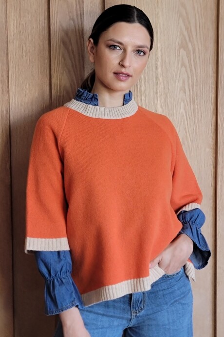 Buzo Clemen Lambswool Naranja