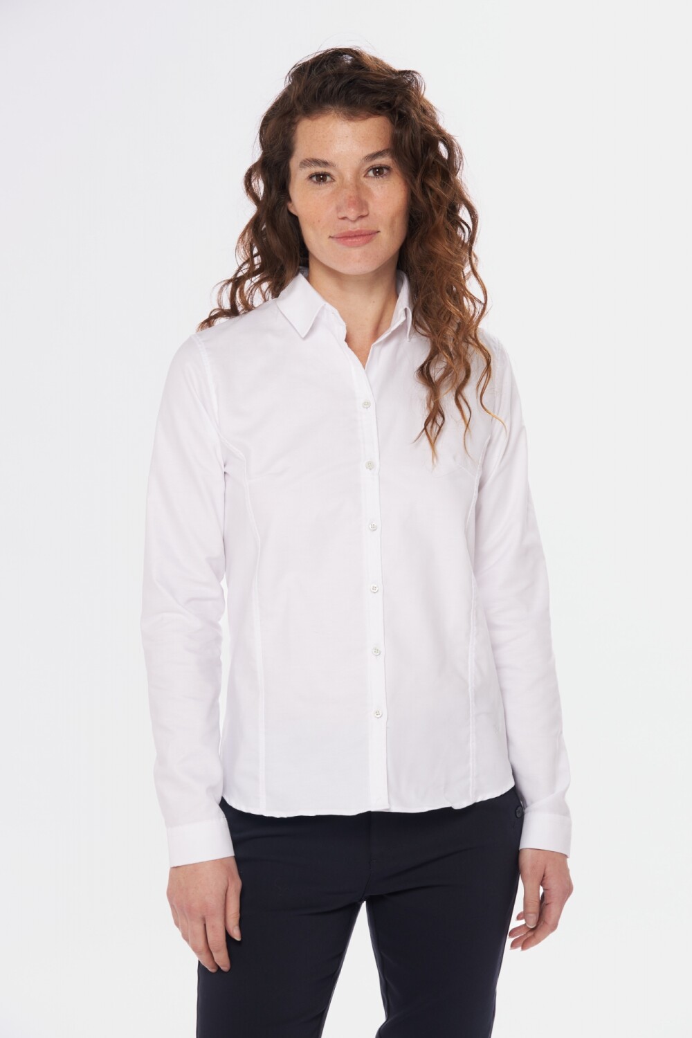 CAMISA LISA OXFORD Blanco