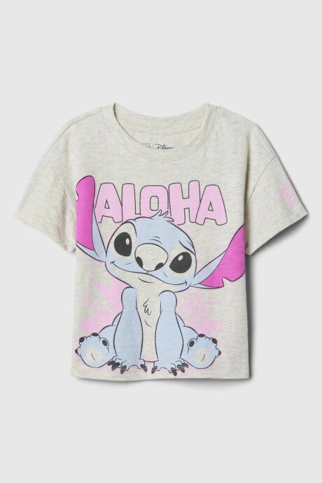 Remera Disney Toddler Niña B03 Light Grey Heather