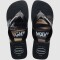 Sandalias de Hombre Havaianas Havaiana Surf Negro - Blanco