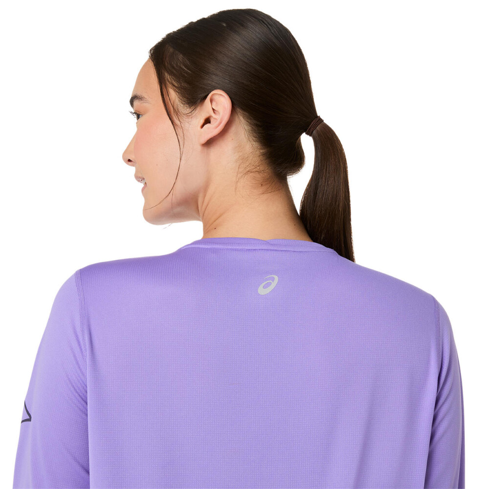 Polo Running Fujitrail Logo LS Top Mujer Amethyst