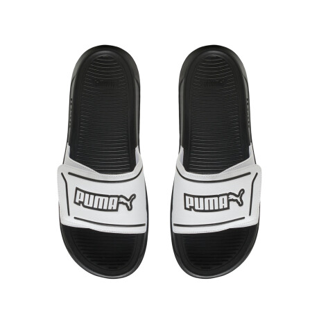 PUMA ROYALCAT COMFORT 2 SLIDES White & Black