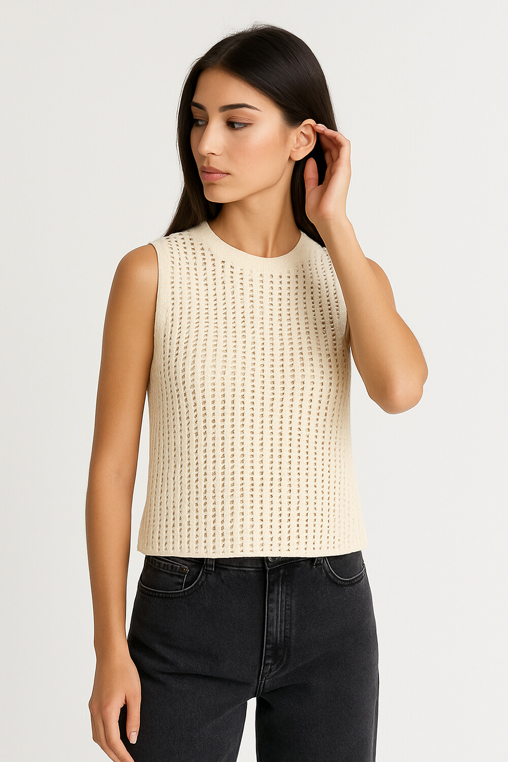 Musculosa Ruka Crudo / Natural