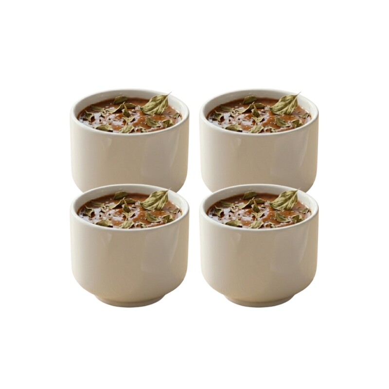 Ramequin cilindrico D5.5x4cm porcelana BLANCO