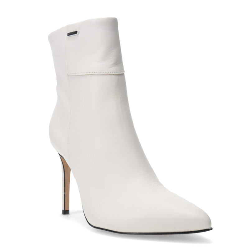 Bota de Mujer Bottero Taco Aguja Blanco