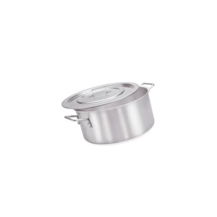 OLLA ALUMINIO 28CM 8,3 LITROS PLATEADO