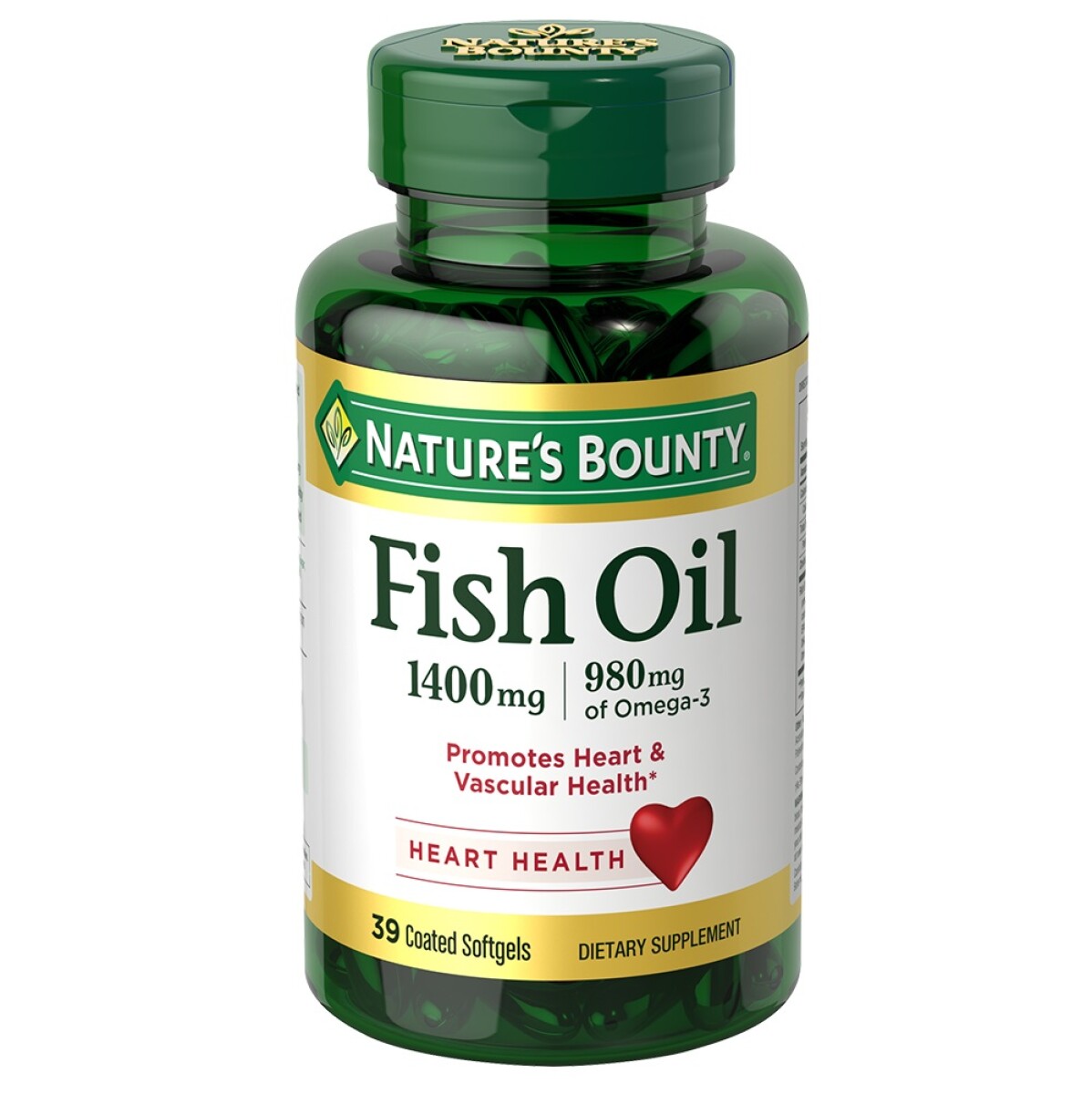 Fish Oil Highly Concent. Nature´s Bounty 1400 Mg. 39 Caps. 