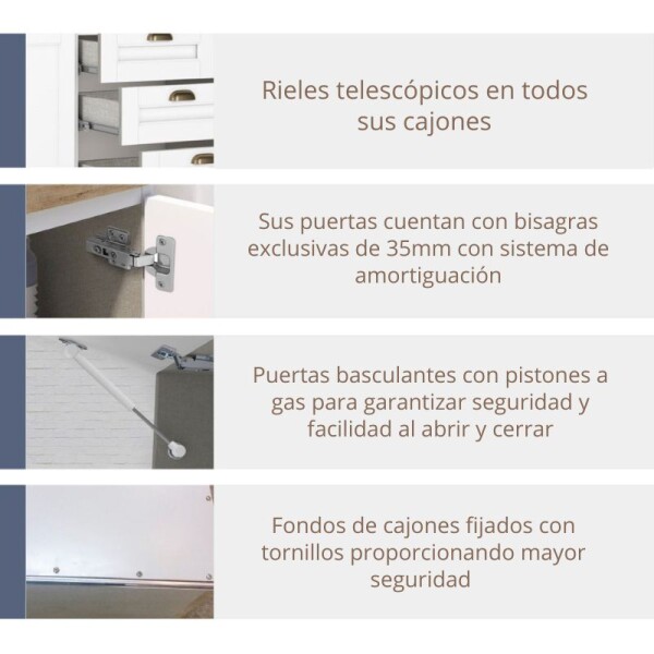 COCINA MODULADA 2.70 MT BLANCA - CLASSY COCINA MODULADA 2.70 MT BLANCA - CLASSY