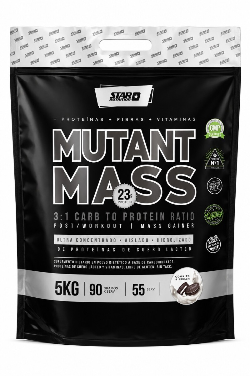 Mutant Mass Cookies & Cream 5 kg Star Nutrition 