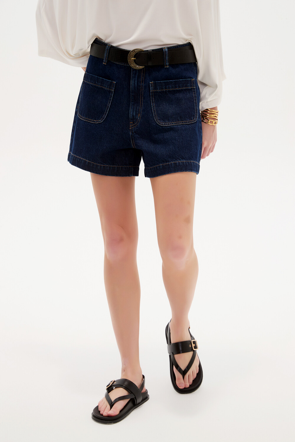 Short Tariane Azul Indigo