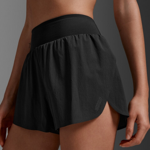 Short Running Light Speed Hi-Rise 3 Inch Short Mujer Black/black Reflective