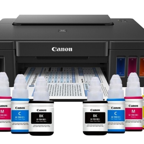 Impresora Canon Pixma G-1110 + Botellas de Recarga Extra 001