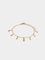 Pulsera Lágrimas Circonitas dorado