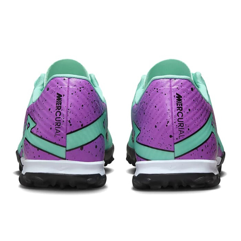 Championes Nike de Fútbol 5 Zoom Vapor 15 de Hombre - DJ5635-300 Turquesa-fucsia