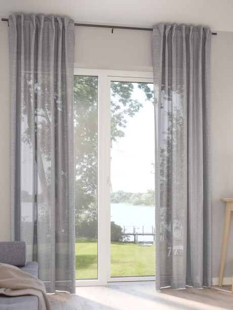 Cortina AGA 1x140x300 aspecto lino gris Cortina AGA 1x140x300 aspecto lino gris