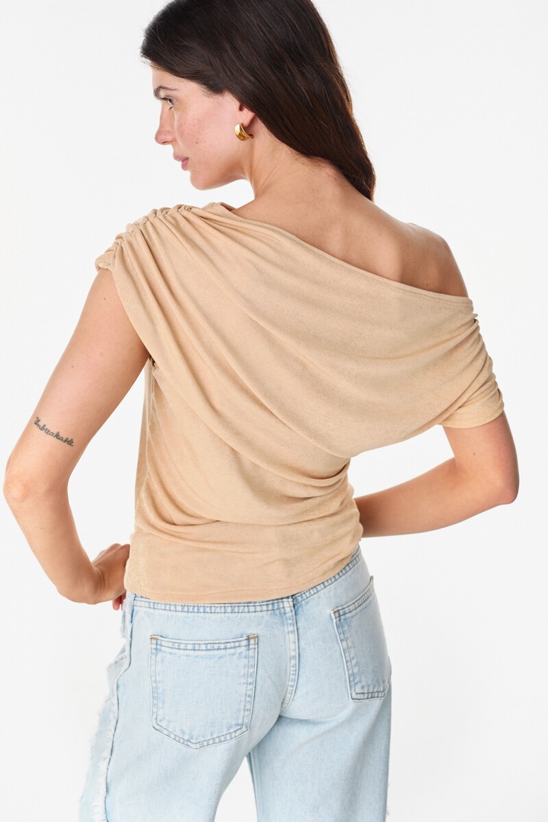 Blusa Sweet Beige/Dorado